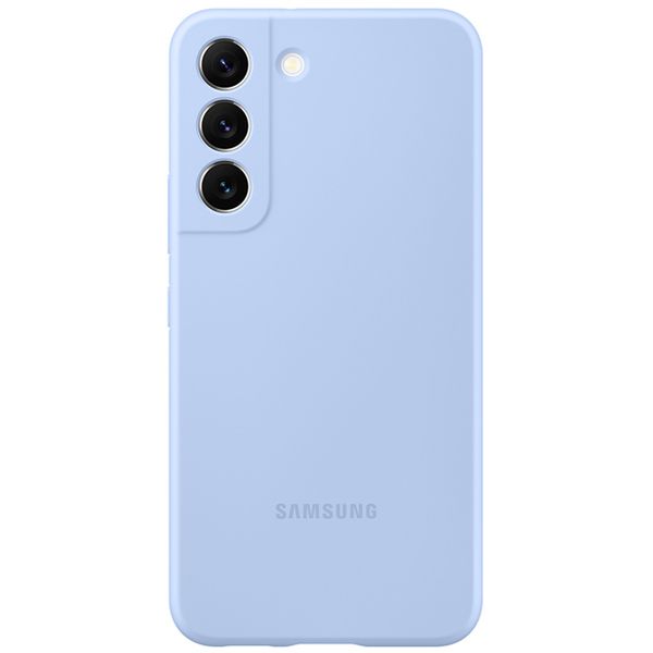 Samsung Original Silicone Cover For Galaxy S22+ Blue