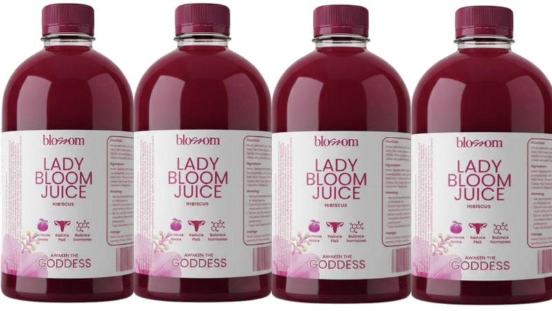 4 Pack of Lady Bloom Juice- Hibiscus Flavour