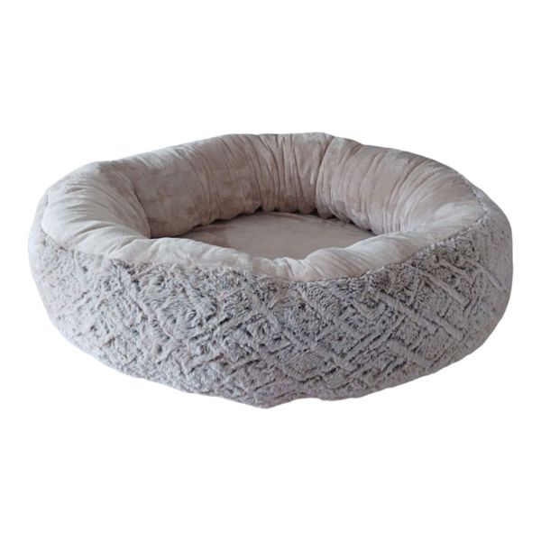 XL Dog Donut Bed Machine Washable Removable Cover