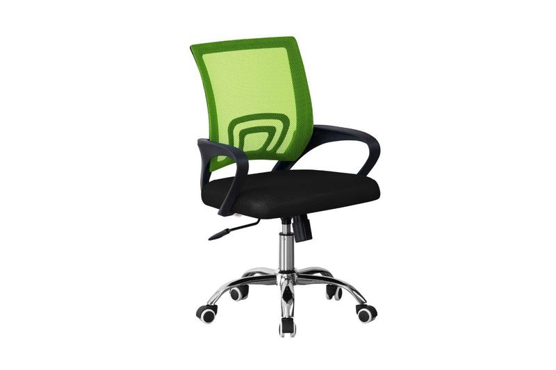 TOCC Tippy Mod Operator Chair with Chrome - Green and Black