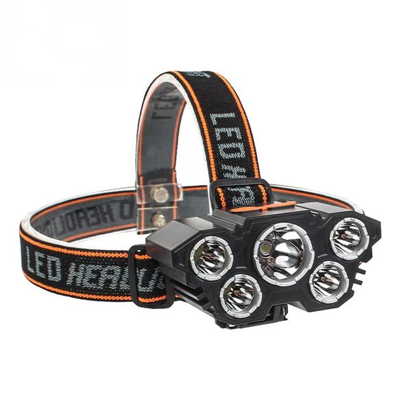 5 LED USB Rechargeable Highlight Head Lamp FA-T21