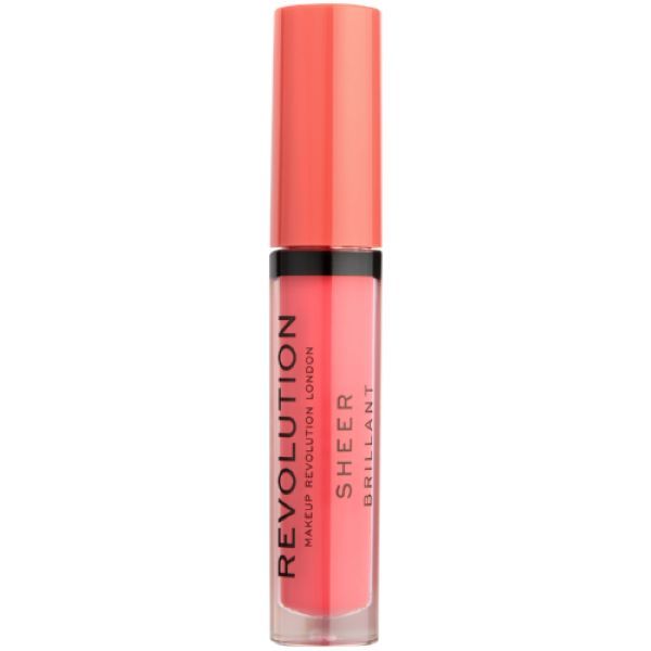 Revolution Sheer Brilliant Lip Lipgloss 138 Excess 3ml