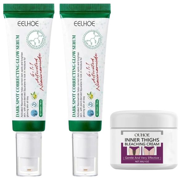 EELHOEE Dark Spot Correcting Serum x 2 With OUHOE inner thighs Cream x 1