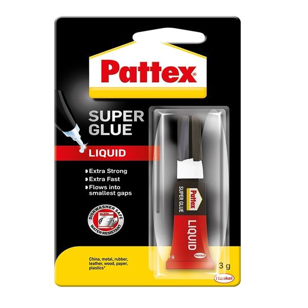 Bulk Pack x 7 Pattex - Super Glue Carded - 3g