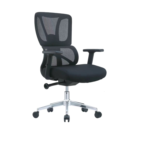 High Back Ergonomic Swivel Mesh Office Chairs with Lumbar Support - Set of 2