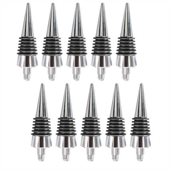 Thread Wine Bottles Metal Stoppers Set, Blank Bottles Stopper 10Piece