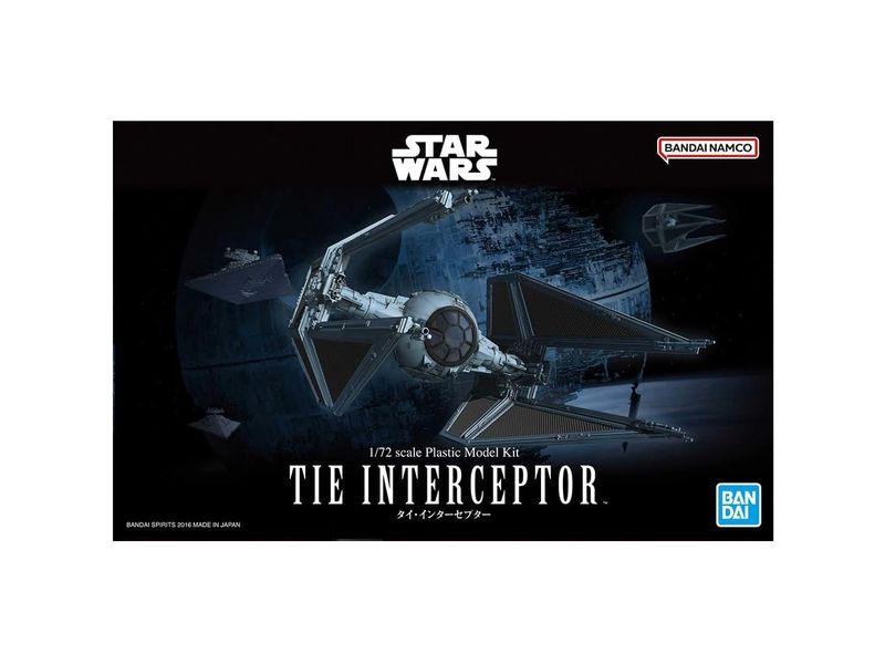 Revell 1/72 Star Wars Tie Interceptor Plastic Model Kit - Bandai