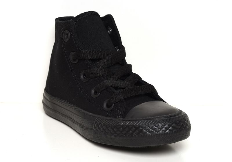 Soviet Kids Viper Hi Cut Vulcanized Canvas Sneaker - Black Mono