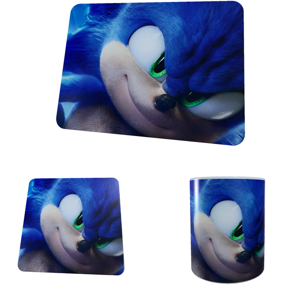 Sonic the Hedgehog - Coffee Mug, Coaster and Mouse Pad Combo