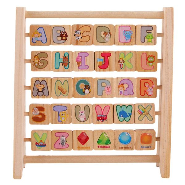 Alphabetical Flip Frame Wooden Toys For Kids