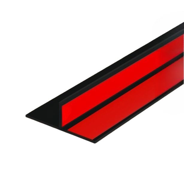 T-Shaped Silicone Seal Strip for Door &amp; Windows Gaps Black-5 Meter