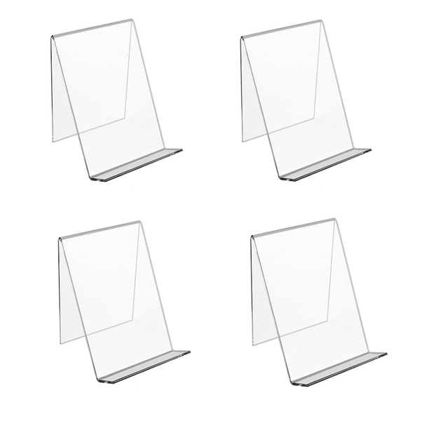 Home Office Acrylic Tablet Holder &amp; BookStand ( 13 cm ) 4pc