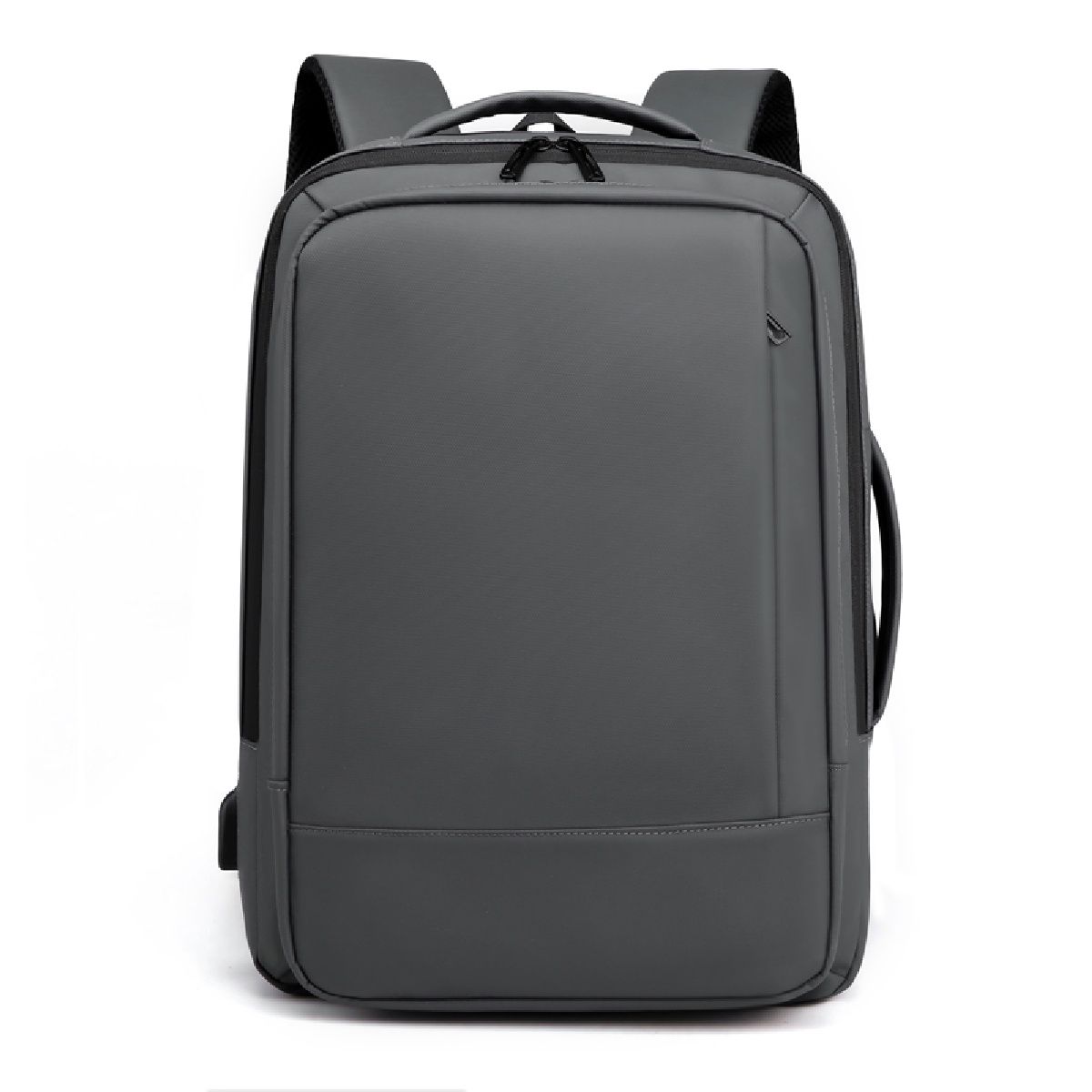 Rucksack Travel Backpack Laptop Bag With USB Charging Port - Gray