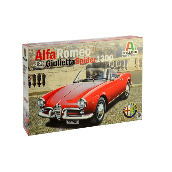 Italeri - Giulietta Spider 1600 1/24 Car Kit - 3653