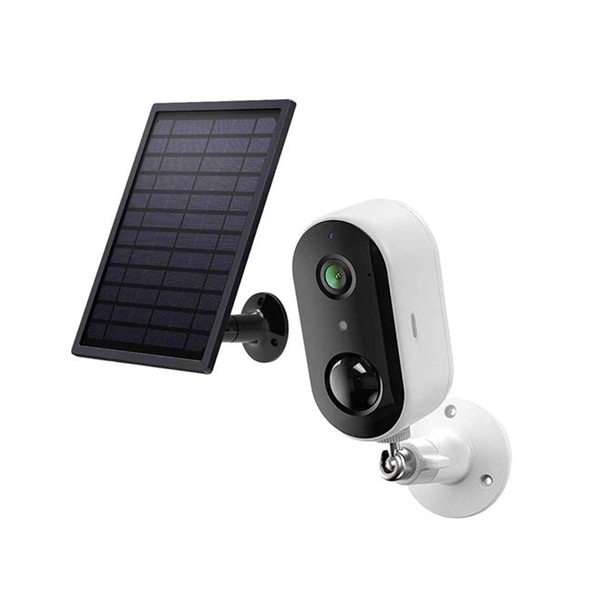 Wireless Outdoor Battery Camera With Solar Panel - Security Cameras