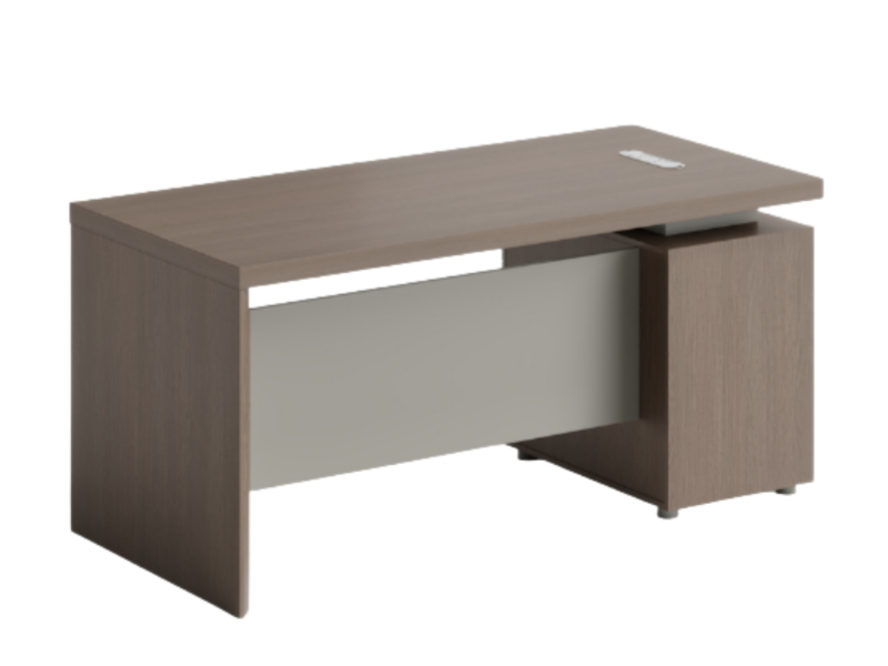 Almond Grey Orbit Office Desk 1400 x 700 x 750mm