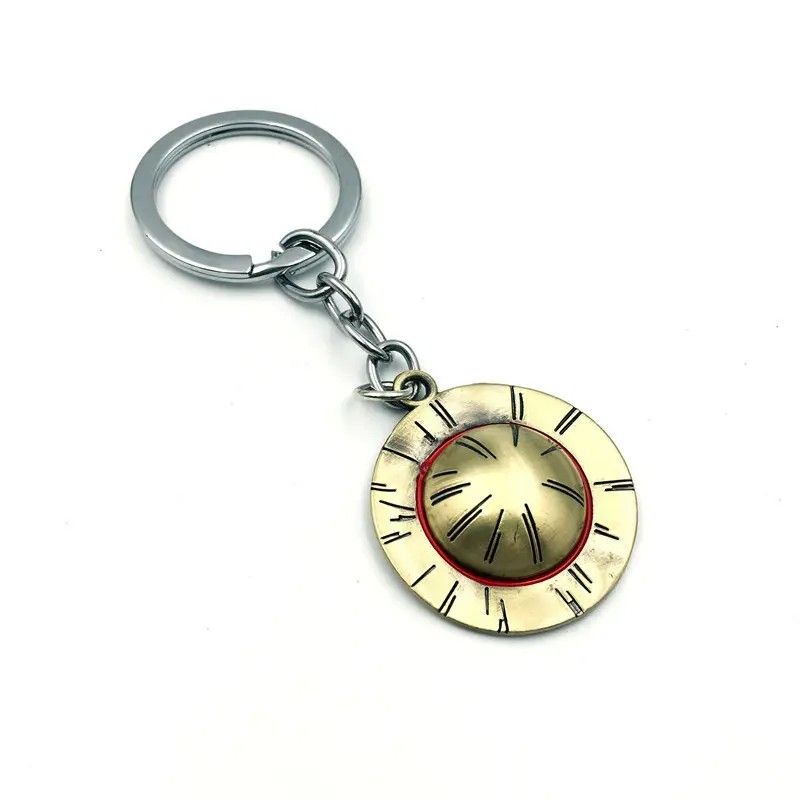 One Piece Anime Luffy's Straw Hat Keychain