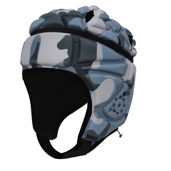 Collide Sport - Camouflage Rugby Scrum Cap - Blue &amp; White - Large