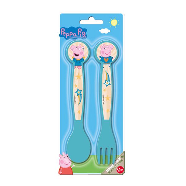 Peppa Pig 2 Pieces Cutlery Set