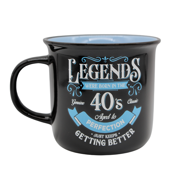 Legends Mug - Decade: 1940's - Blue