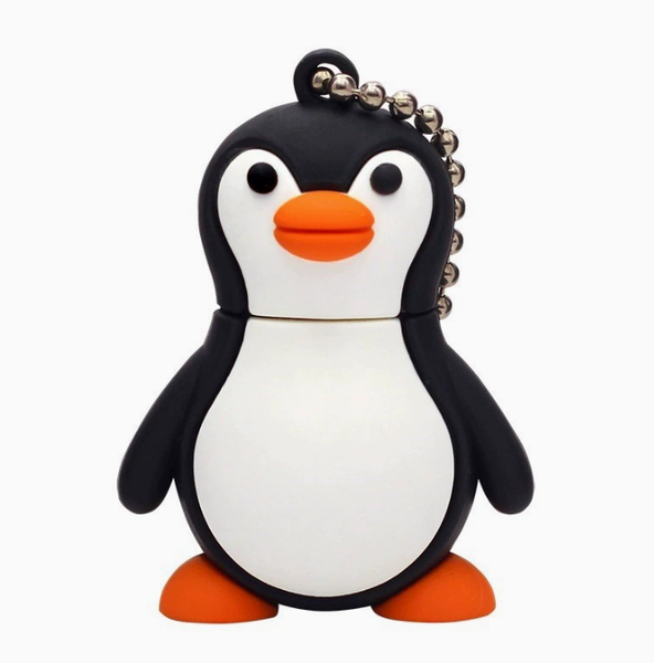 Cute Black Cat PVC USB Flash Drive 128GB - Creative Cartoon Pendrive for