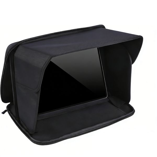 14" Portable/Foldable Laptop Cover Case with SunShade Hood Bag for Outside