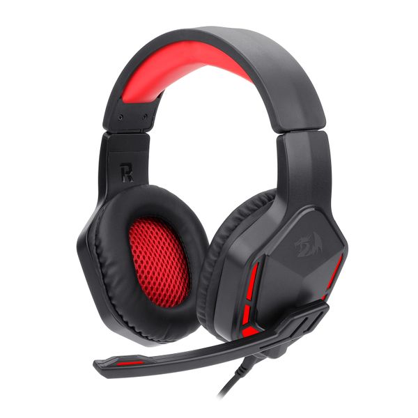 Redragon H220 THEMIS LED Wired Over-ear Gaming Headset - Black