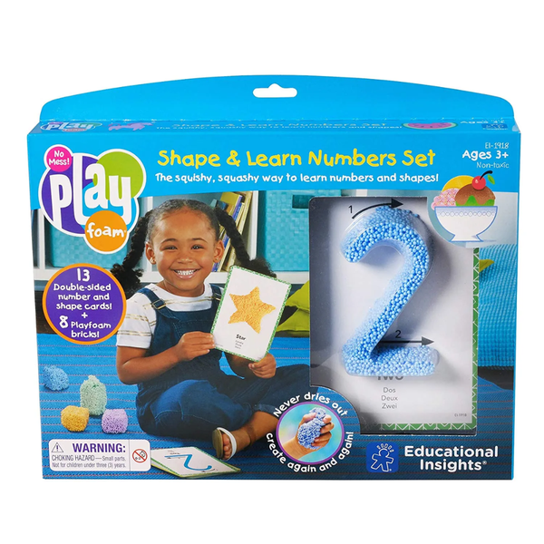 Educational Insights - Playfoam Sensory Dough - Shape &amp; Learn Numbers Set