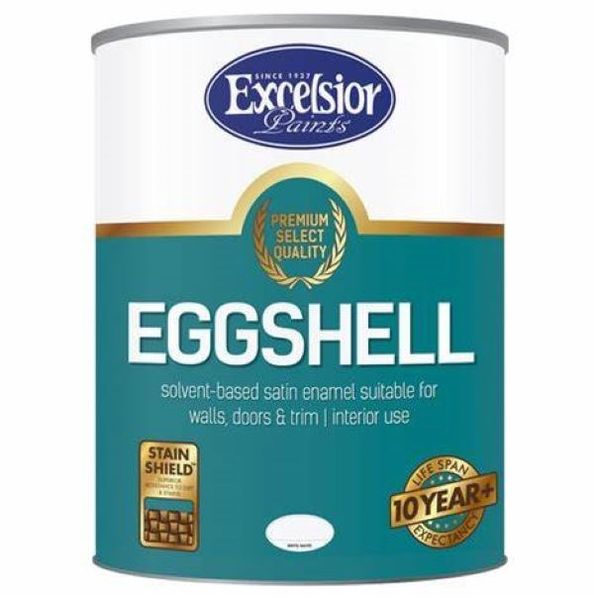 Excelsior Premium Eggshell Enamel White 20lt (Solvent Based)
