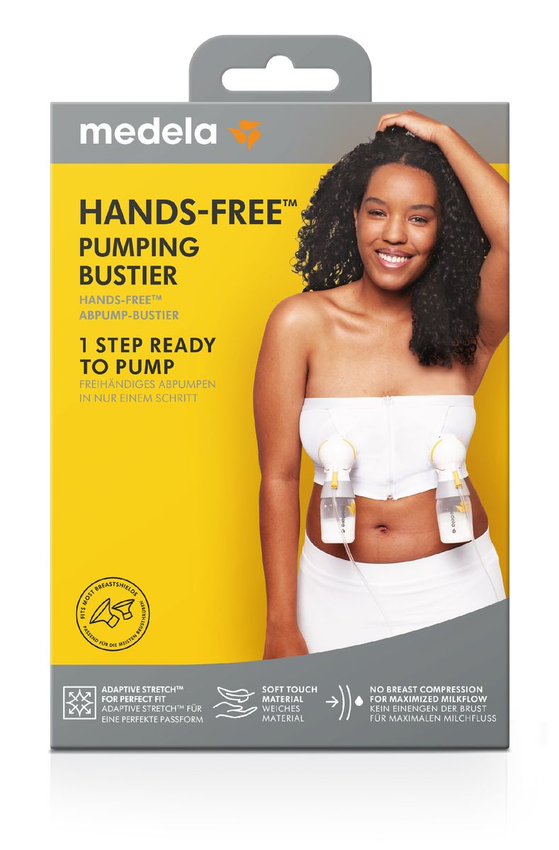Medela Hands Free Pumping Bustier Black - Small, Shop Today. Get it  Tomorrow!