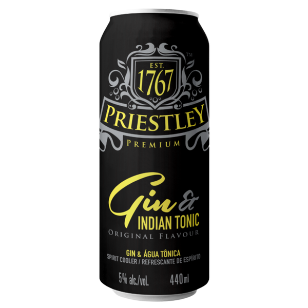 Priestley Gin &amp; Indian Tonic 24 x 440ml