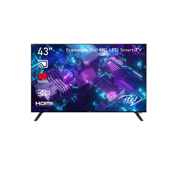 itel - 43'' Frameless Full HD LED Smart TV