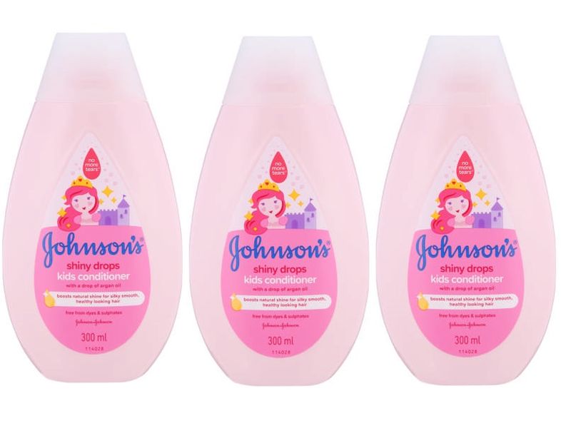 Johnson's - Shiny Drops Kids Conditioner (3 x 300ml)