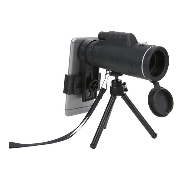 40x60 Outdoor Singletube Telescope Monocular Green Film with Tripod