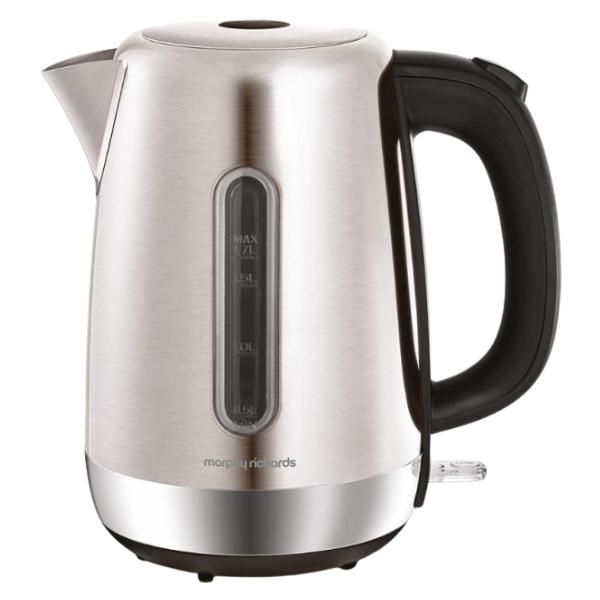 Morphy Richards - Electric Kettle / Jug Kettle Brushed 2200W - 1.7L