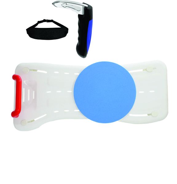 Rotating Bathing Aid Seat with Handle &amp; Turntable for Elderly Disabled