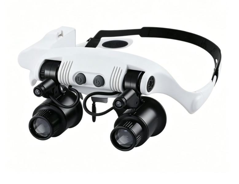 ABTOR Portable LED Magnifying Glass, 10x/15x/20x/25x Magnification