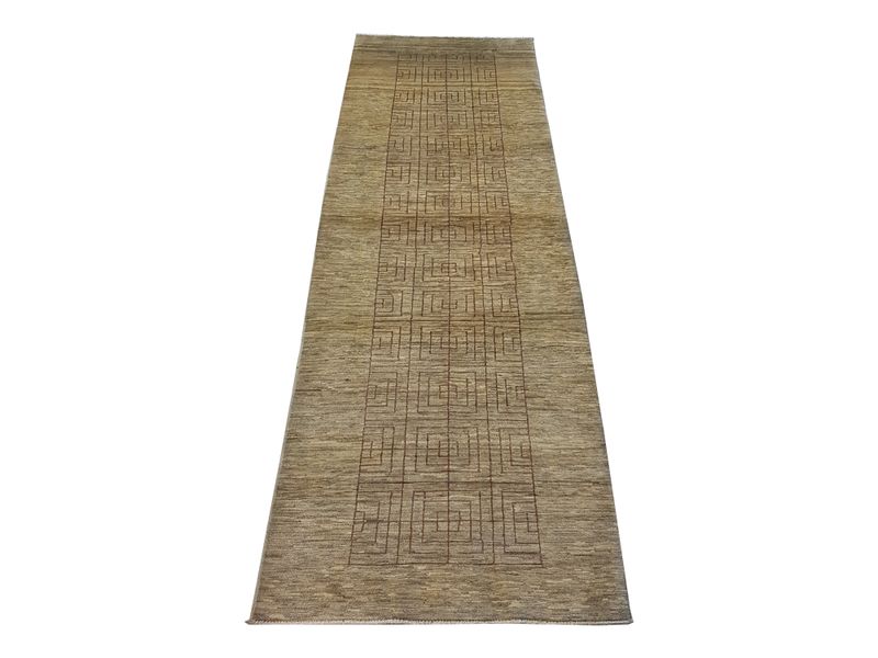 Fine Afghan Gabbah Carpet - 286 x 81cm