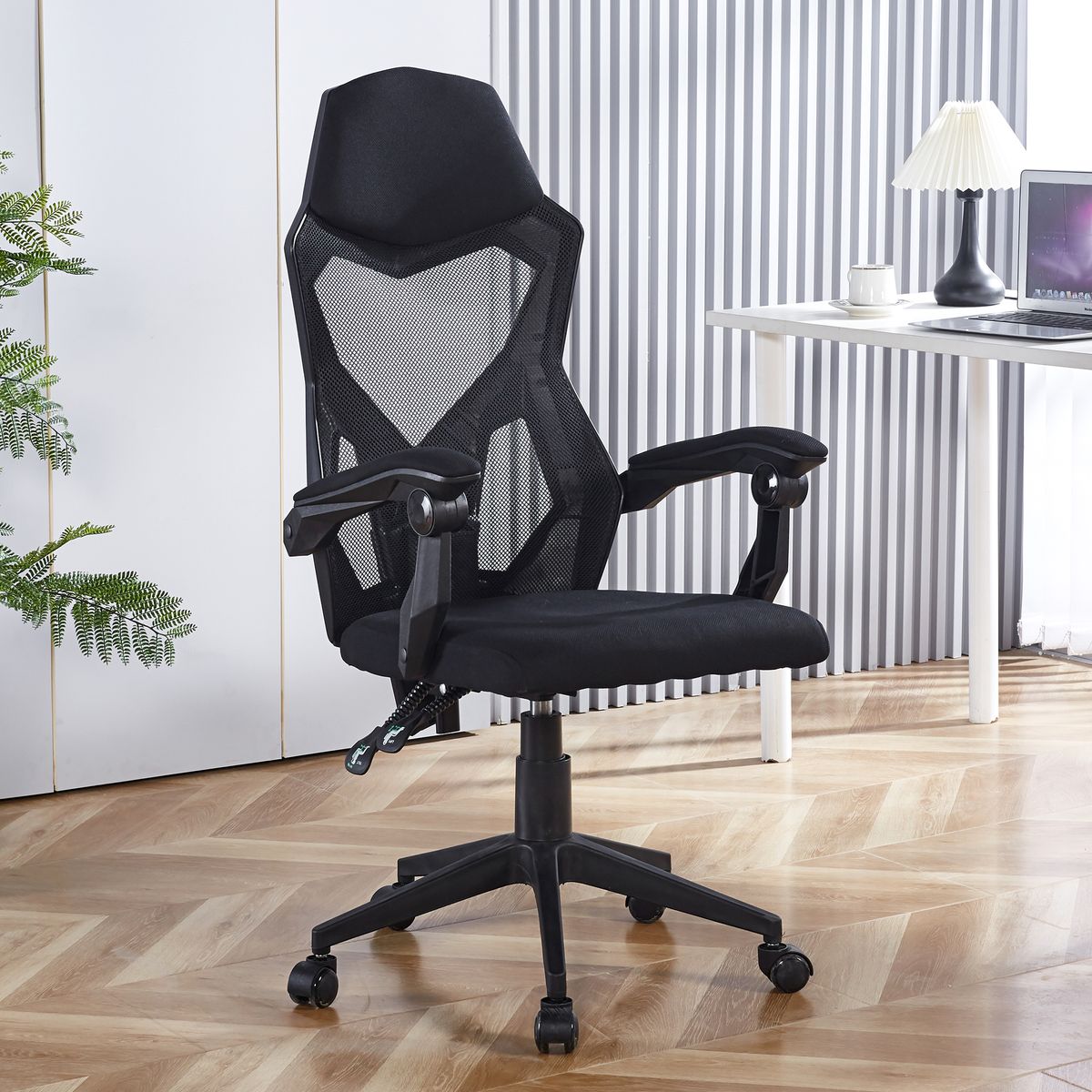 Ergonomic Office Chair High-Back Computer Chair Mesh Reclining Chair