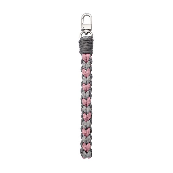 Multi-colored Cotton Rope Woven Car Keychain Women Handbag Ornament