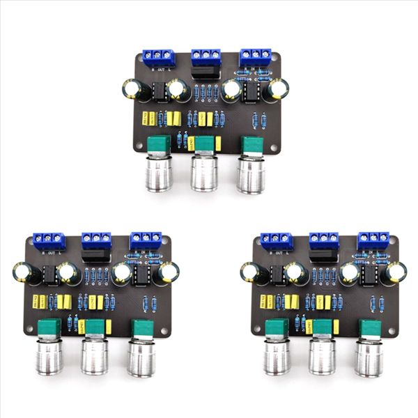 Dual Ne5532 Tone Stereo Preamplifier Board Audio Hifi Pre Amplifier