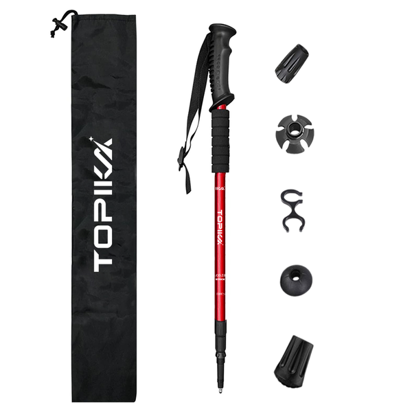Topika - Hiking Sticks Anti-Shock Trekking &amp; Walking Poles Super Light