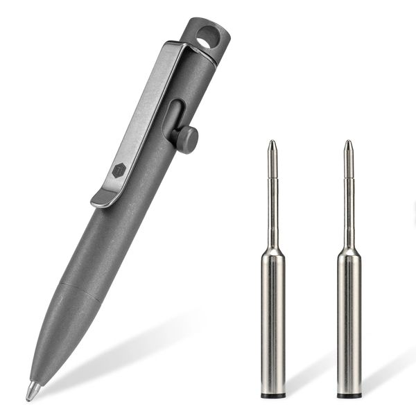 KP05 Titanium Alloy EDC Mini Bolt-Action Pen
