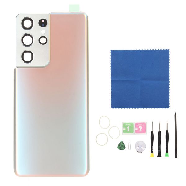 S21 Ultra Back Glass Silver
