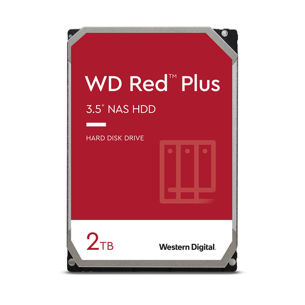 WD Red Plus 2TB 5400RPM 128MB Cache 3.5