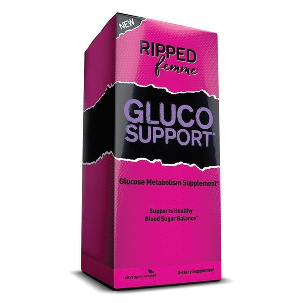 Ripped Femme Gluco Support - 60Veg Caps