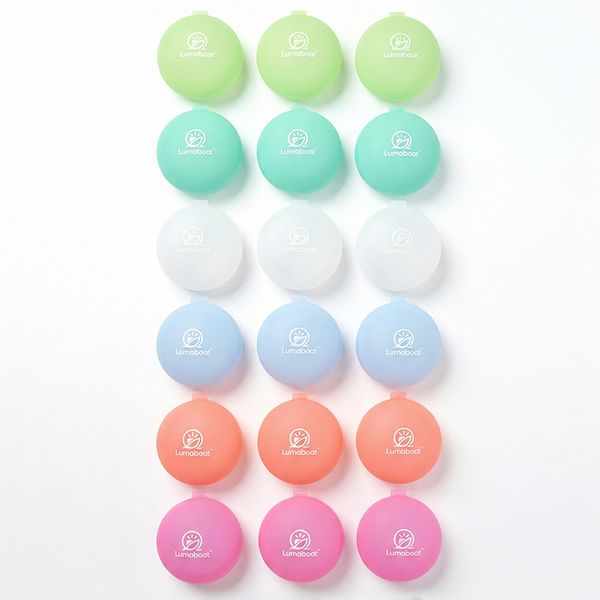 18 Pack Lumaboat Reusable Water Balloons, Silicone Splash Balls Summer Toy