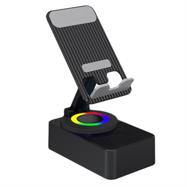 Lifting And Rotating Three-In-One Mobile Phone Holder Black