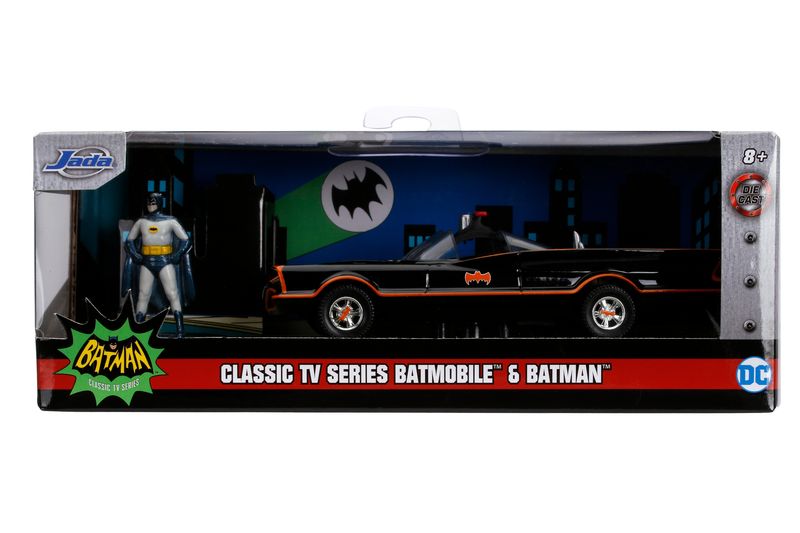 Jada Batman 1:32 1966 Classic Batmobile with figure