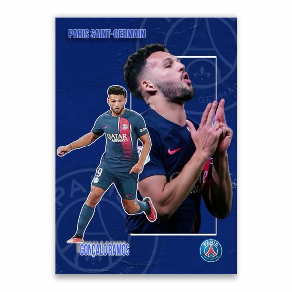 Goncalo Ramos Paris Saint Germain Poster - A1
